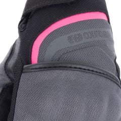 Oxford Dakar 1.0 Kadın Motosiklet Eldiveni - Pembe/Gri - GW221102