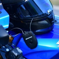 Oxford Toplanabilir Kablo Kilidi Siyah 75cm - Oxford Retra Cable Black - LK100