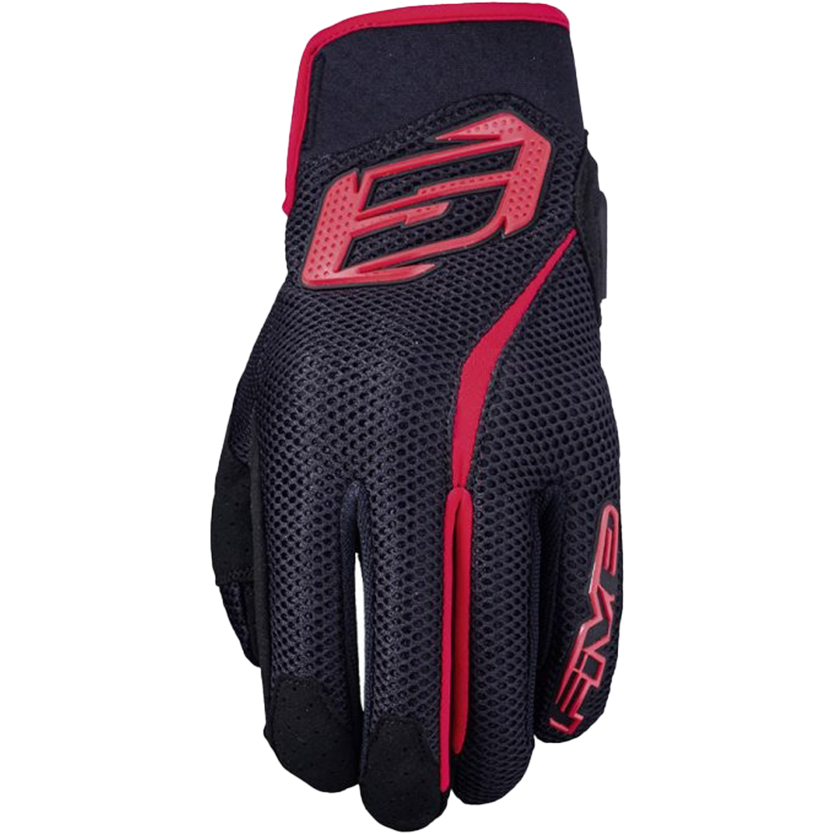 Five Gloves RS5 Air - Siyah/Kırmızı Motosiklet Eldiveni