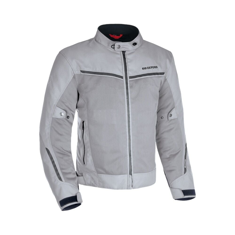 Oxford Arizona Air 1.0 Erkek Motosiklet Ceket - Arctic Gri - TM204302