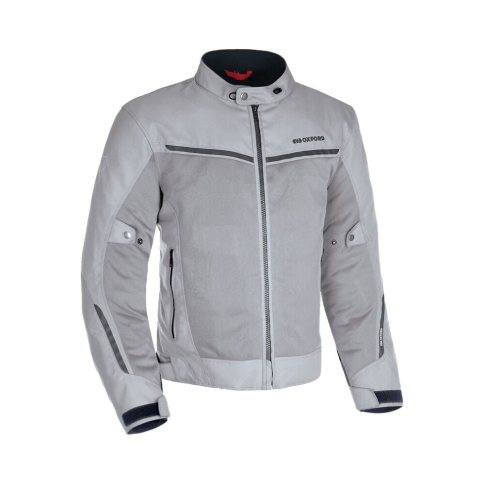 Oxford Arizona Air 1.0 Erkek Motosiklet Ceket - Arctic Gri - TM204302