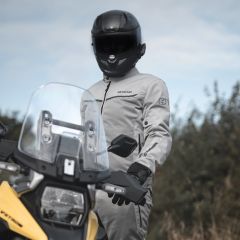 Oxford Arizona Air 1.0 Erkek Motosiklet Ceket - Arctic Gri - TM204302