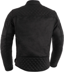 Oxford Hardy 2.0 Wax Erkek Deri Motosiklet Ceketi - Siyah - TM250401