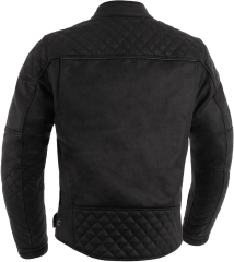 Oxford Hardy 2.0 Wax Erkek Deri Motosiklet Ceketi - Siyah - TM250401
