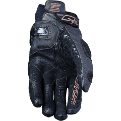 Five Gloves Stunt Evo - Siyah/Kahverengi Deri Motosiklet Eldiveni
