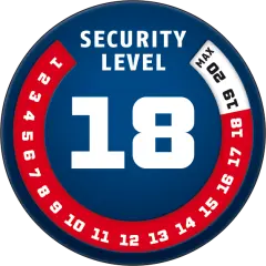 ABUS 8077 2.0 Granit Detecto XPLUS Disk Kilidi - Turuncu