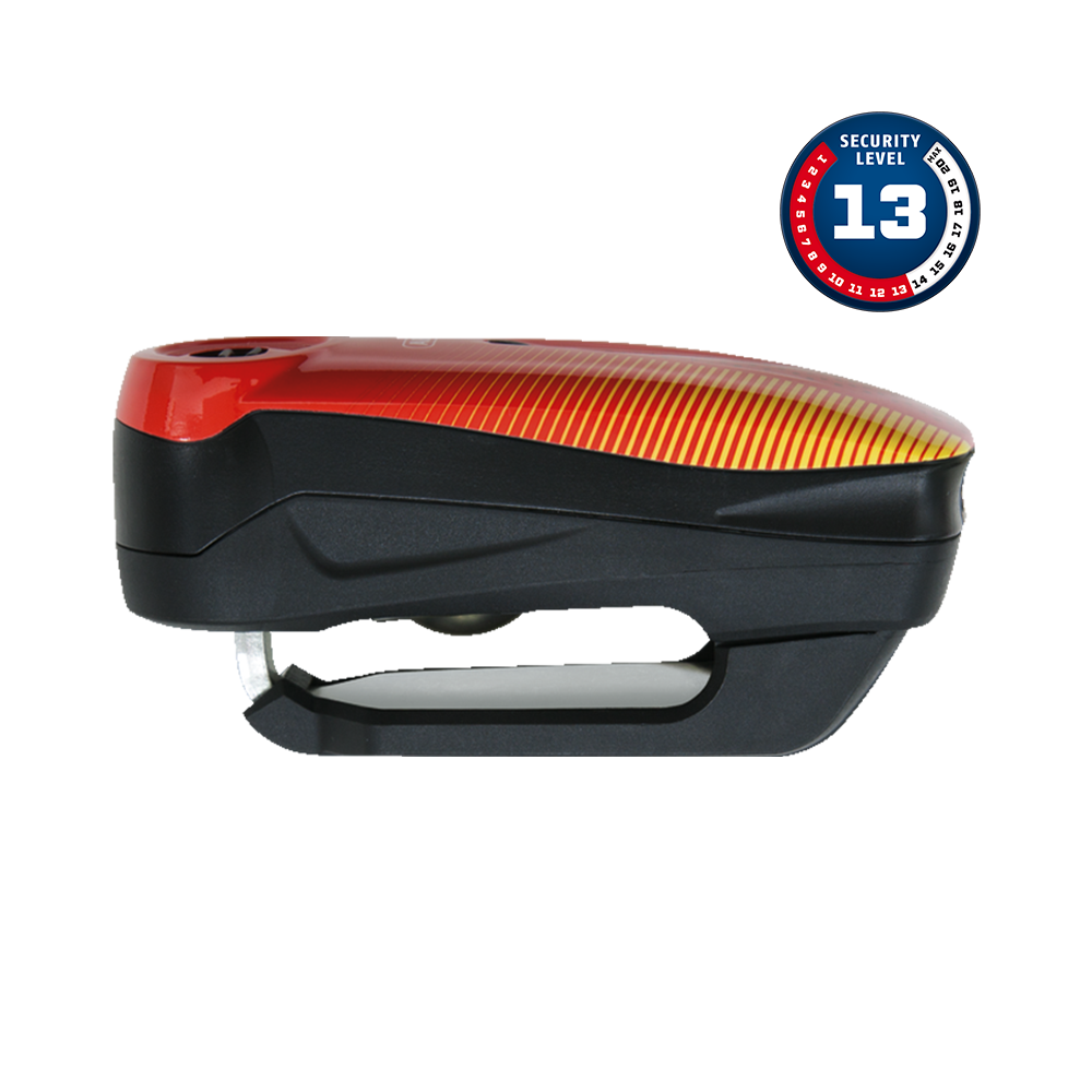 ABUS Detecto 7000 RS1 Sonic Red — Alarmlı Disk Kilidi