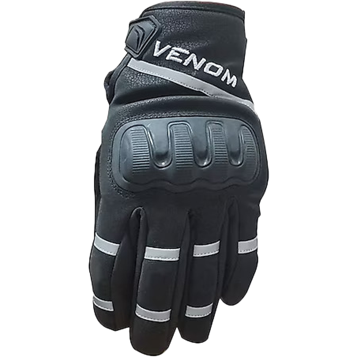 Venom 9010 Soft Shell - Kışlık Motosiklet Eldiveni / Siyah