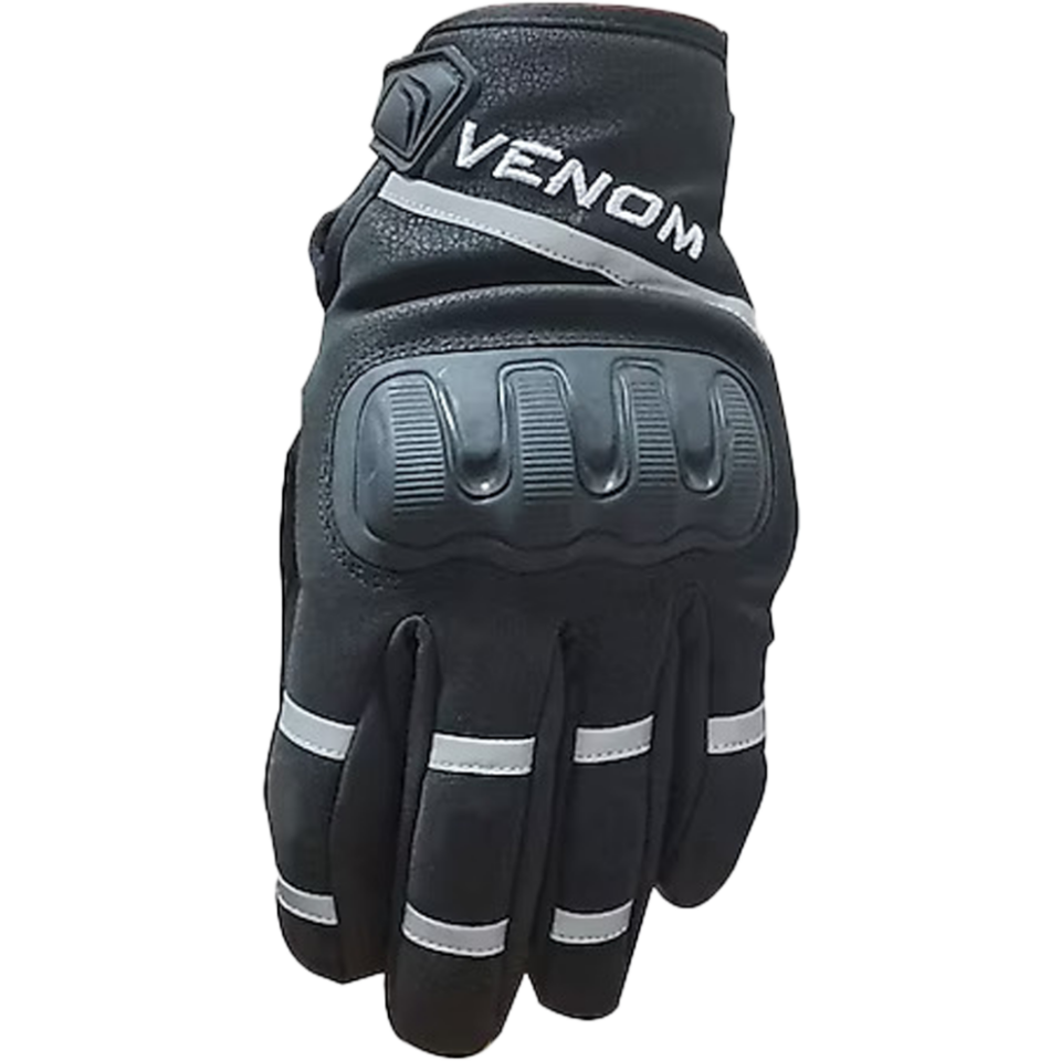 Venom 9010 Soft Shell - Motosiklet Eldiveni / Siyah