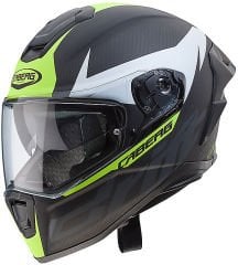 Caberg Drift Evo Karbon Mat Antrasit Fosfor Sarı
