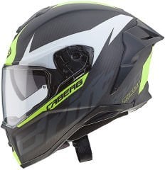 Caberg Drift Evo Karbon Mat Antrasit Fosfor Sarı