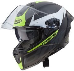 Caberg Drift Evo Carbon Mat Antrasit Fosfor Sarı