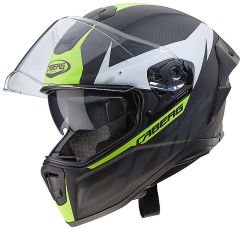 Caberg Drift Evo Karbon Mat Antrasit Fosfor Sarı