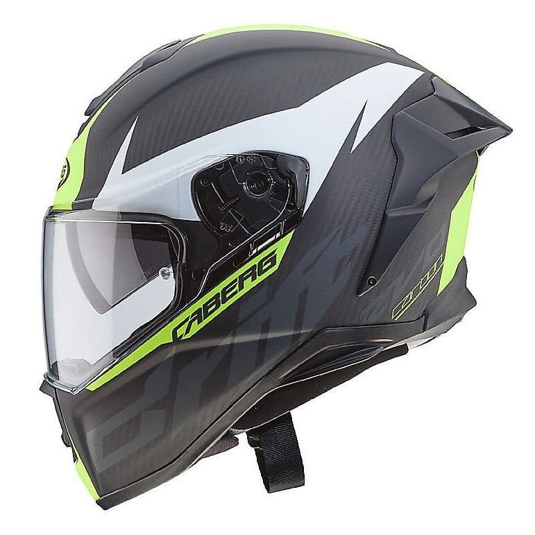 Caberg Drift Evo Carbon Mat Antrasit Fosfor Sarı