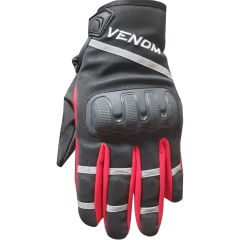 Venom 9010 Soft Shell - Motosiklet Eldiveni / Kırmızı