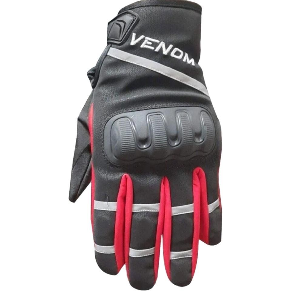 Venom 9010 Soft Shell - Motosiklet Eldiveni / Kırmızı