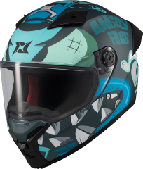 Axxis Fenix Angry Face Mat Mavi