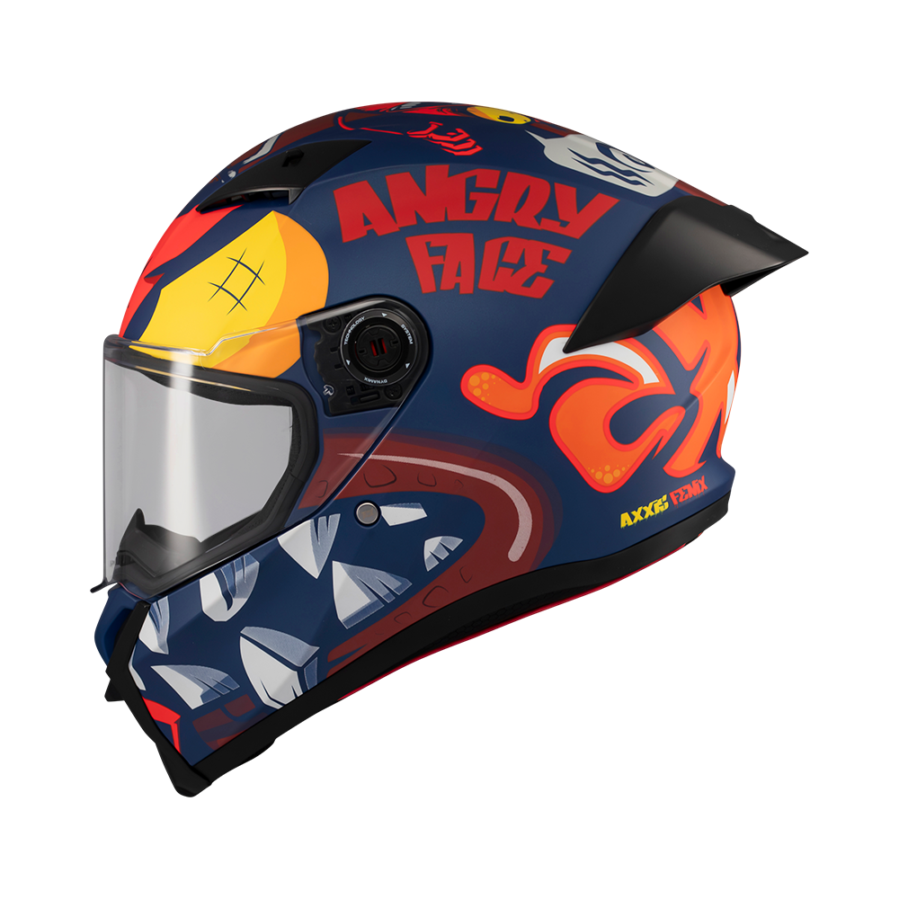 Axxis Fenix Angry Face Mat Kırmızı