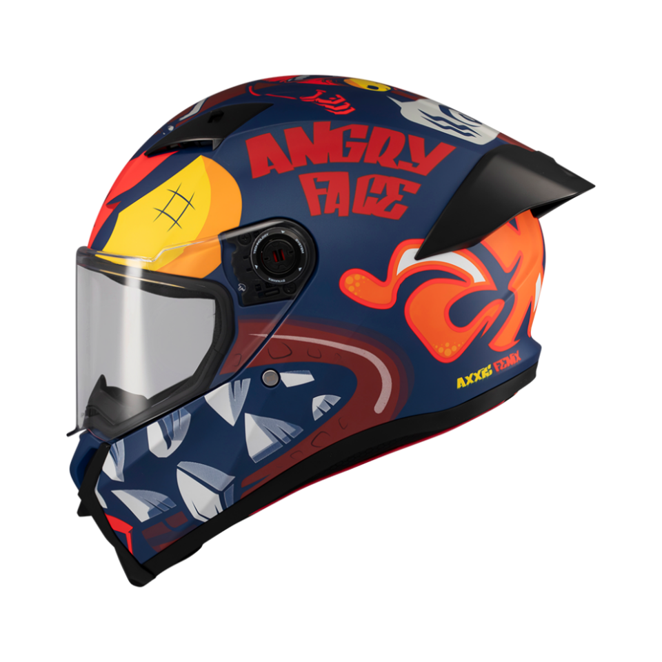 Axxis Fenix Angry Face Mat Kırmızı