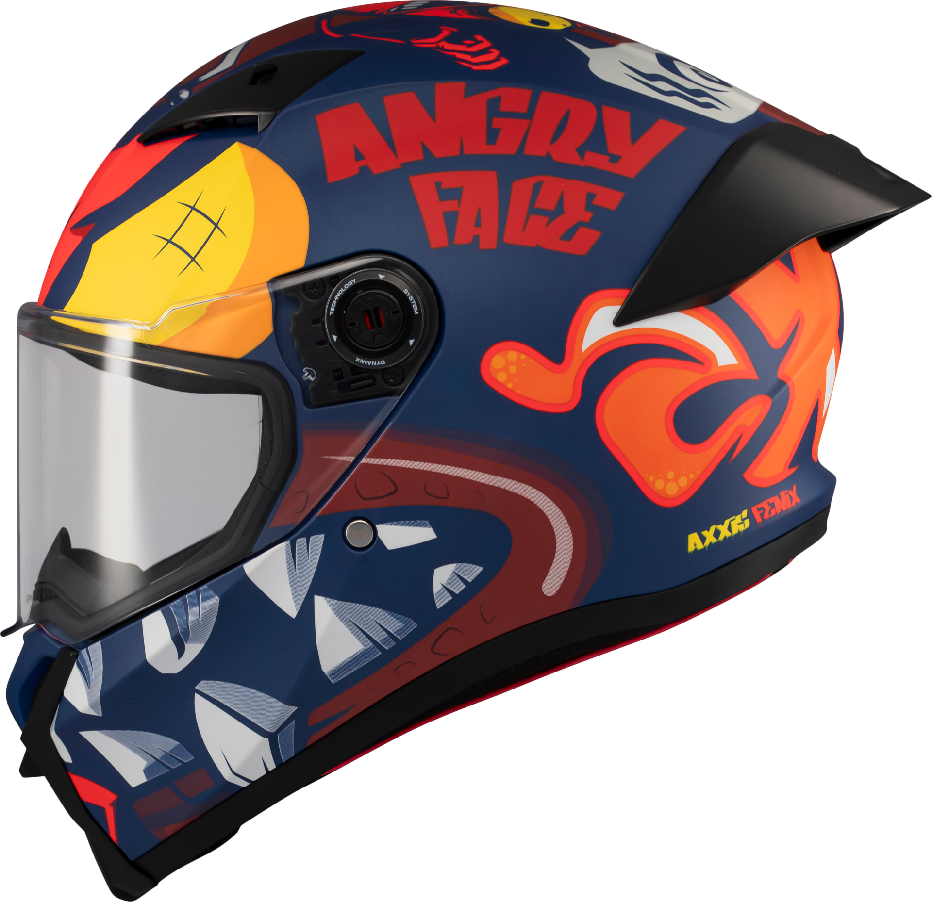 Axxis Fenix Angry Face Mat Kırmızı