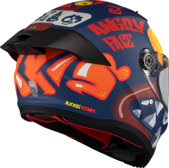 Axxis Fenix Angry Face Mat Kırmızı