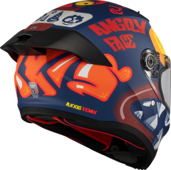 Axxis Fenix Angry Face Mat Kırmızı