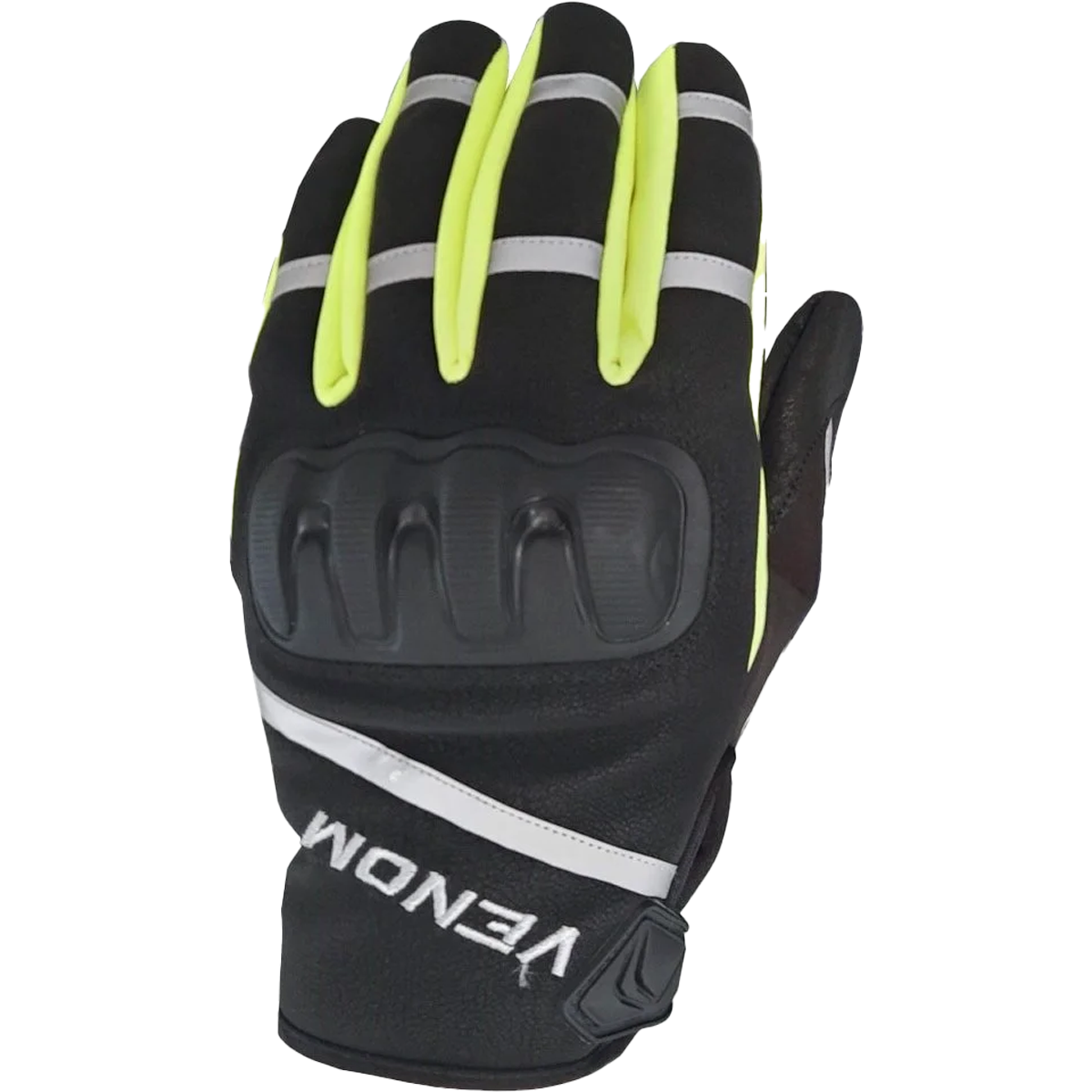 Venom 9010 Soft Shell - Kışlık Motosiklet Eldiveni / Fosfor Sarı