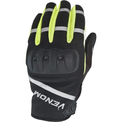Venom 9010 Soft Shell - Kışlık Motosiklet Eldiveni / Fosfor Sarı