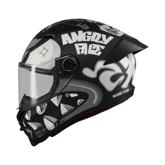 Axxis Fenix Angry Face Mat Siyah Gri