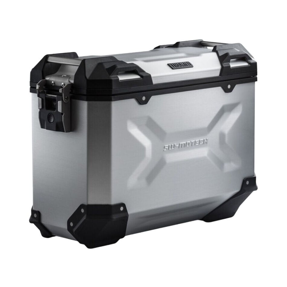 SW-MOTECH TRAX ADV M Aluminyum Yan Çanta 37 L Sol / Gümüş - ALK.00.733.11000L/S