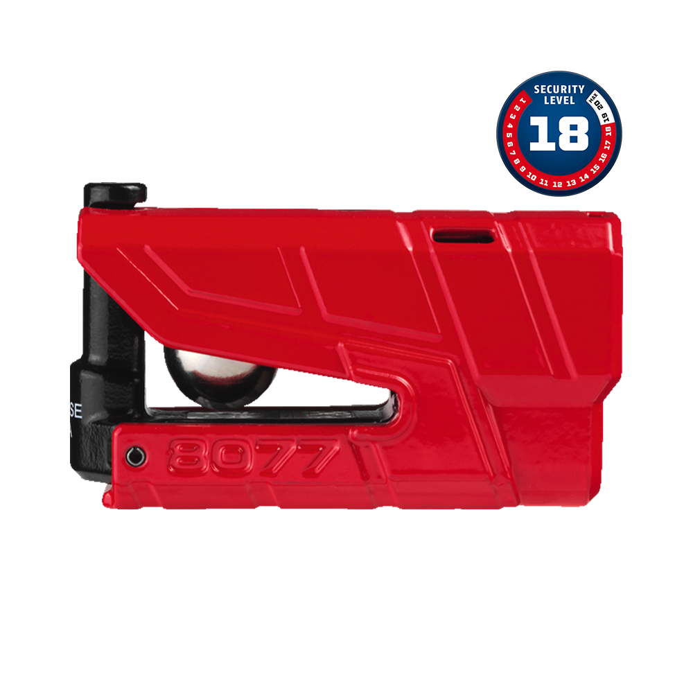 ABUS 8077 2.0 Granit Detecto XPLUS Disk Kilidi - Kırmızı