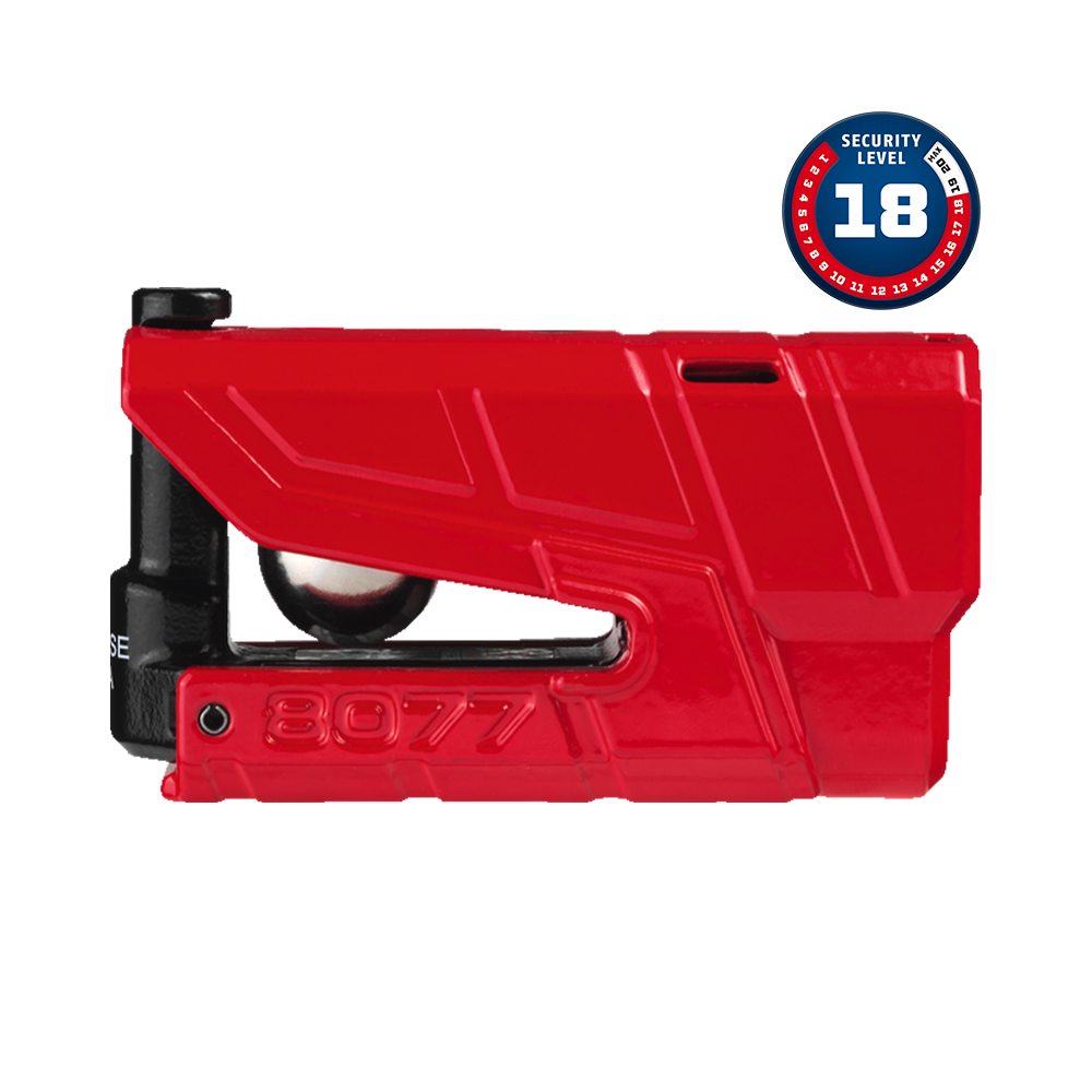 ABUS 8077 2.0 Granit Detecto XPLUS Disk Kilidi - Kırmızı