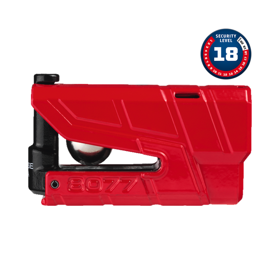 ABUS 8077 2.0 Granit Detecto XPLUS Disk Kilidi - Kırmızı