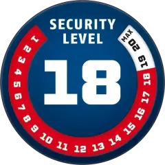 ABUS 8077 2.0 Granit Detecto XPLUS Disk Kilidi - Kırmızı