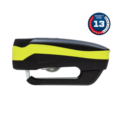ABUS Detecto 7000 RS1 Logo Yellow — Alarmlı Disk Kilidi