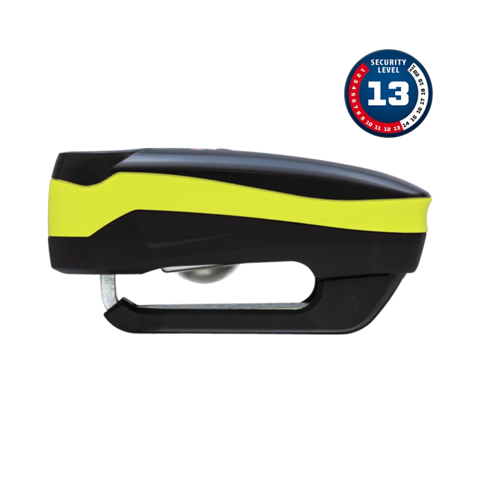 ABUS Detecto 7000 RS1 Logo Yellow — Alarmlı Disk Kilidi