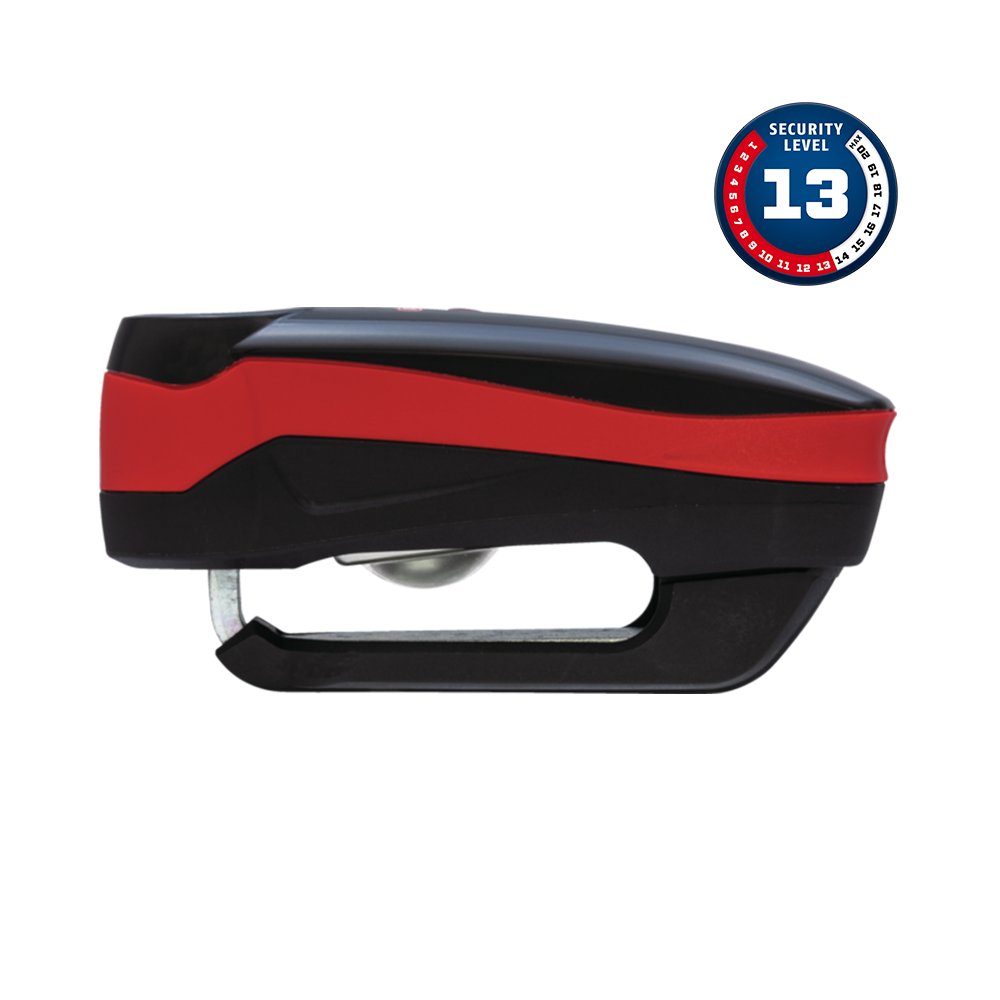 ABUS Detecto 7000 RS1 Logo Red — Alarmlı Disk Kilidi