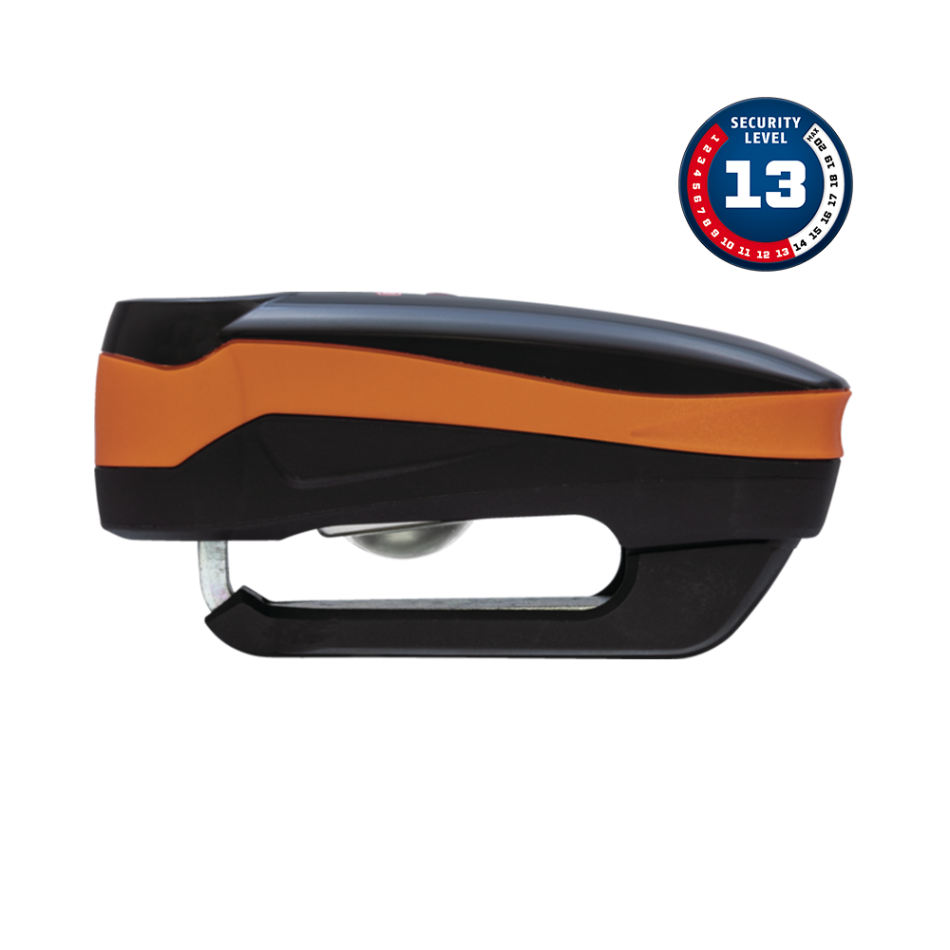 ABUS Detecto 7000 RS1 Logo Orange — Alarmlı Disk Kilidi
