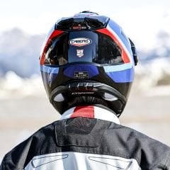 Caberg Tanami Scram Siyah Kırmızı Mavi Açık Mavi