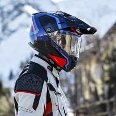 Caberg Tanami Scram Siyah Kırmızı Mavi Açık Mavi