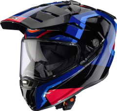 Caberg Tanami Scram Siyah Kırmızı Mavi Açık Mavi