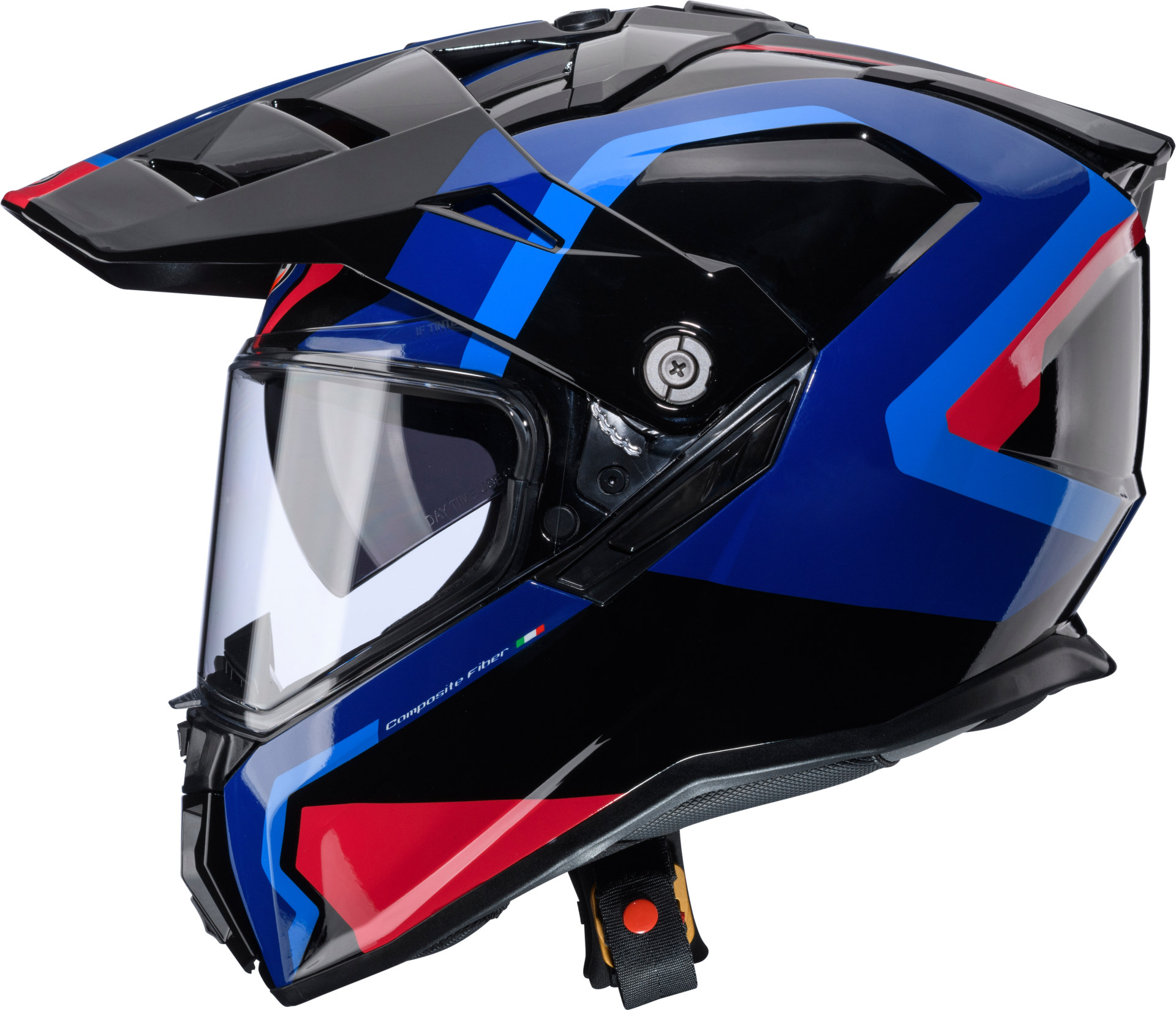 Caberg Tanami Scram Siyah Kırmızı Mavi Açık Mavi