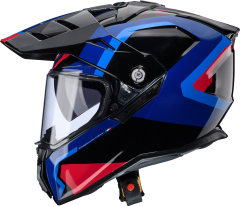 Caberg Tanami Scram Siyah Kırmızı Mavi Açık Mavi