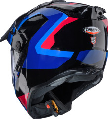 Caberg Tanami Scram Siyah Kırmızı Mavi Açık Mavi