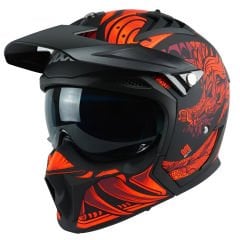 Axxis Hunter 980 Oni Mat Kırmızı