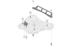 SW-MOTECH ADVENTURE-RACK Givi / Kappa Monolock Adaptör Kiti - GPT.00.152.35300/B