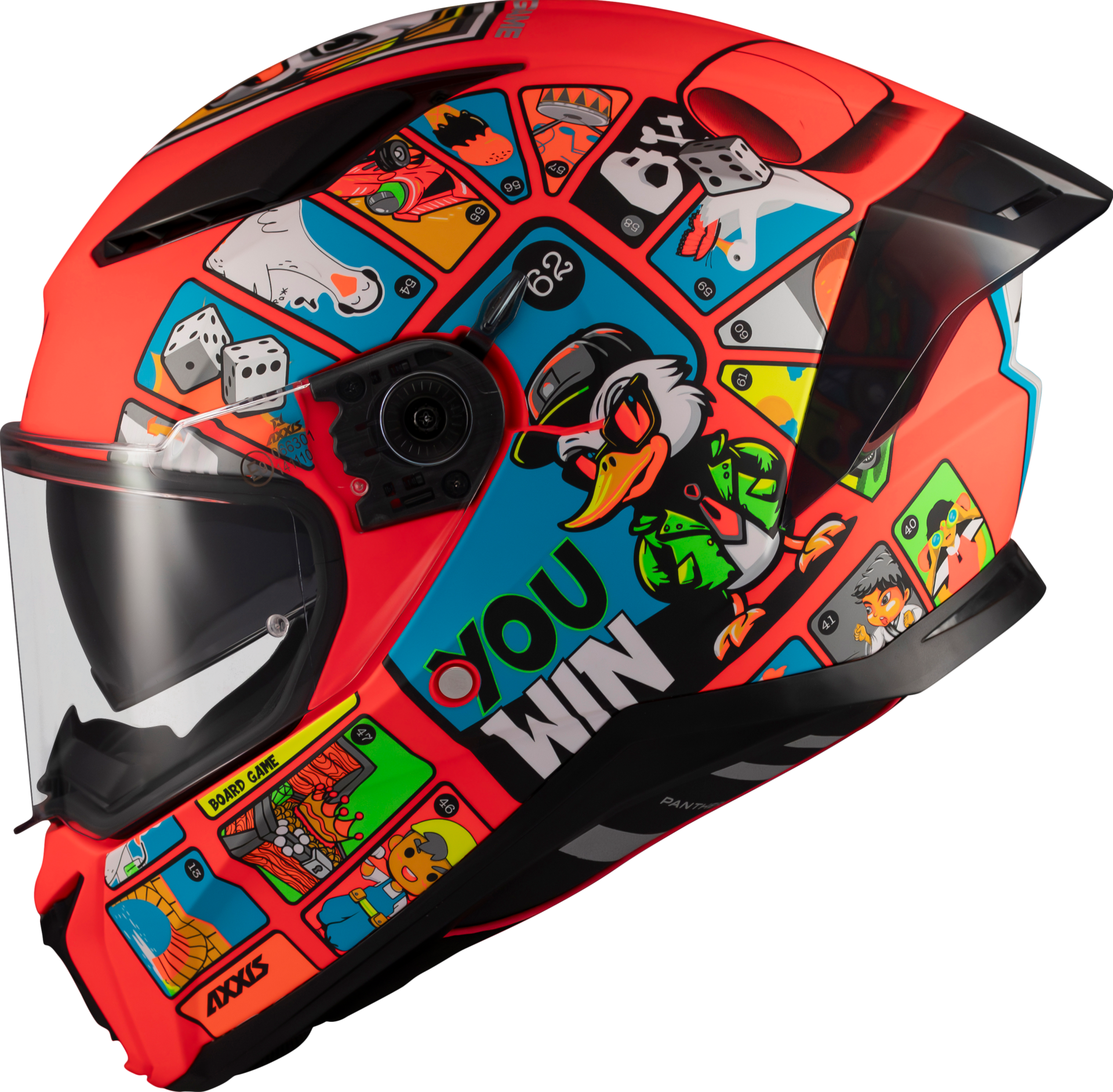 Axxis Panther Goose Game Mat Kırmızı