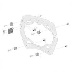 SW-MOTECH Trax Yan Çanta Adaptör Kiti - KFT.00.152.35100