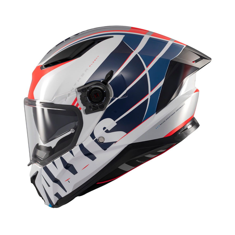 Axxis Panther Flight Parlak/Kırmızı/Mavi/Beyaz