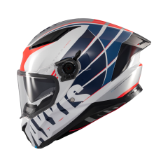 Axxis Panther Flight Parlak/Kırmızı/Mavi/Beyaz